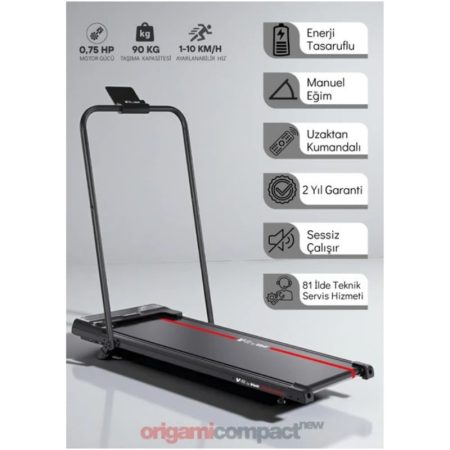 Voit Origami Compact Ultra Hafif Katlanabilir Ev Tipi Koşu Bandı